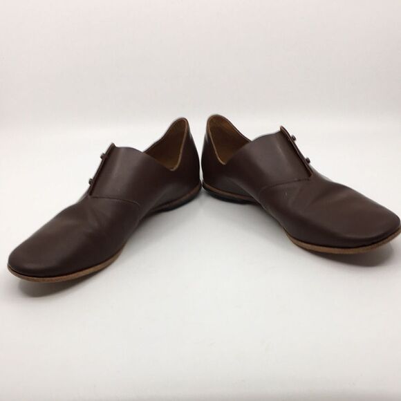 Cydwoq Flex-W Handmade in USA Brown Leather Oxfords Loafers EU size 38 1/2 - Picture 12 of 17